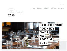 Tablet Screenshot of caek.cz